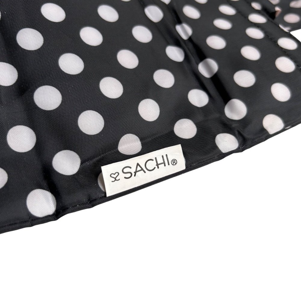Sachi Polka Dot Insulated Zippered Tote Bag - Picture 2 of 7